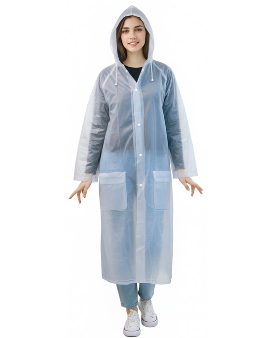 Adult Raincoat frosted white