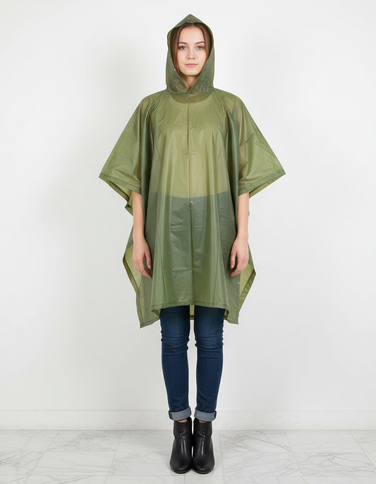 Adult Rainponcho lightweight PEVA