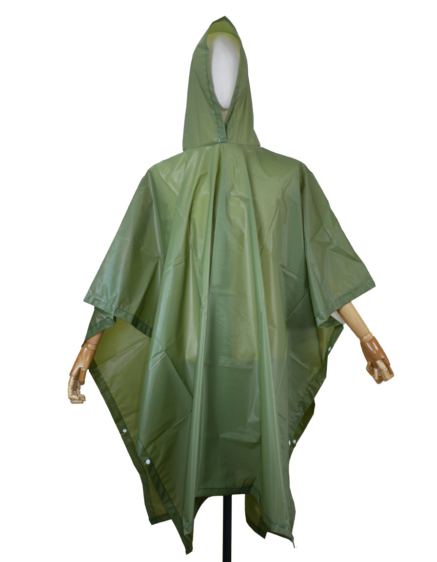 Adult Rainponcho lightweight PEVA