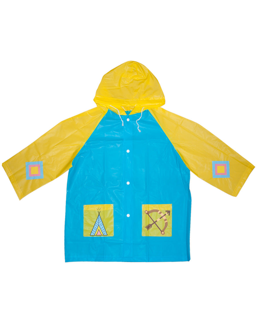 Kids Raincoat hooded bohemia design