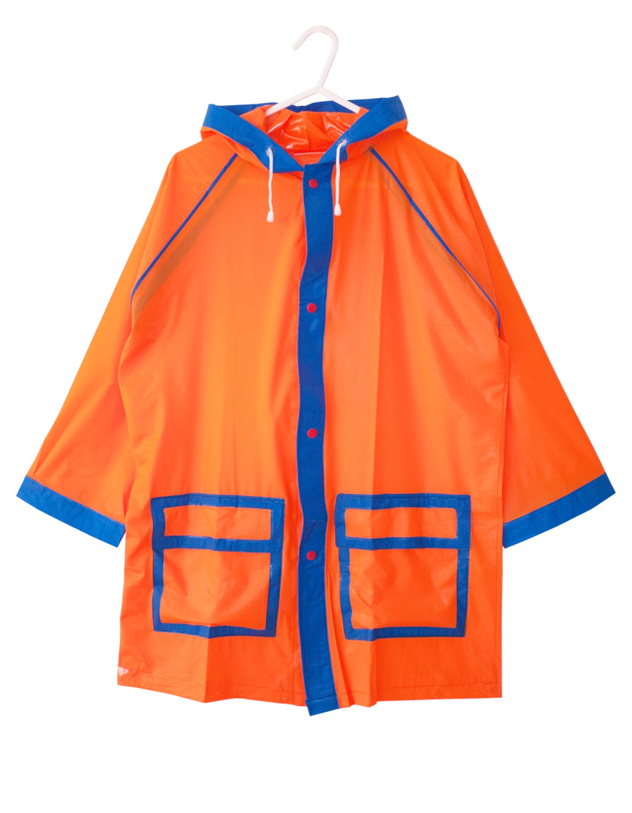 Children's Raincoat OEM&ODM orange blue
