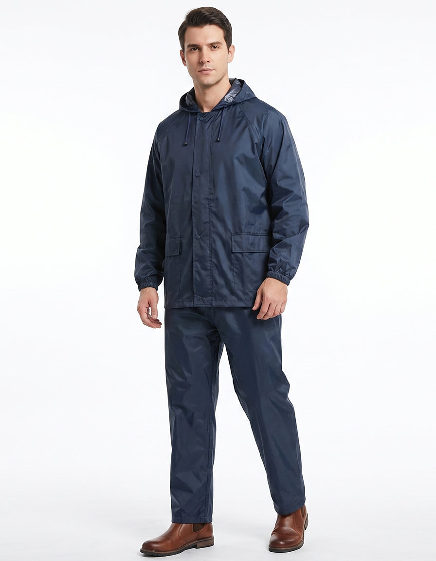 Adult Rainsuit 210TPolyester heat-sealed tape