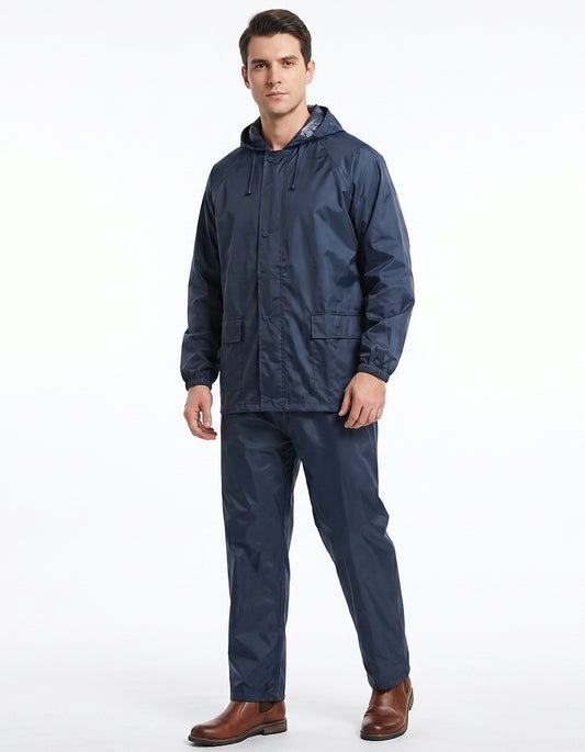 Adult Rainsuit 210TPolyester heat-sealed tape