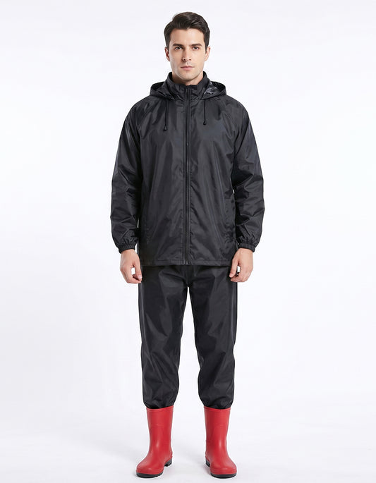 Adult Rainsuit 210T Polyester with PU coating