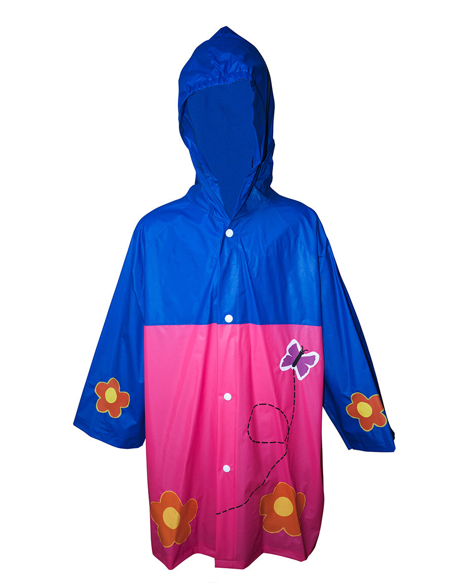 Kids Raincoat for girl butterfly