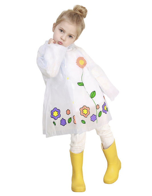 Children's Raincoat frosted white
