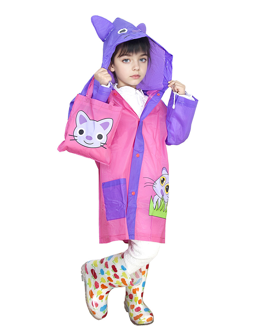 Children's Raincoat Cat