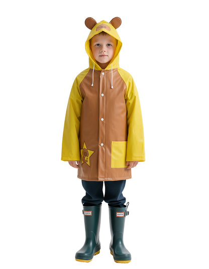 Kids Raincoat Capybara flat PVC