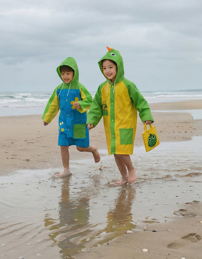Kids Raincoat dinosaur design