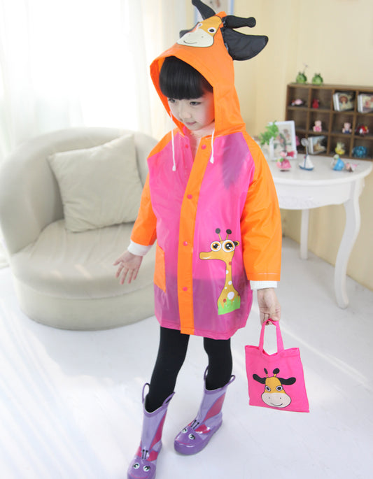 Children's Raincoat Giraffe