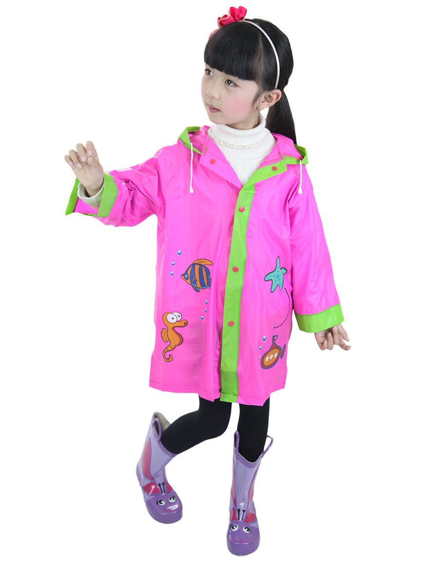 Children's Raincoat Ocean