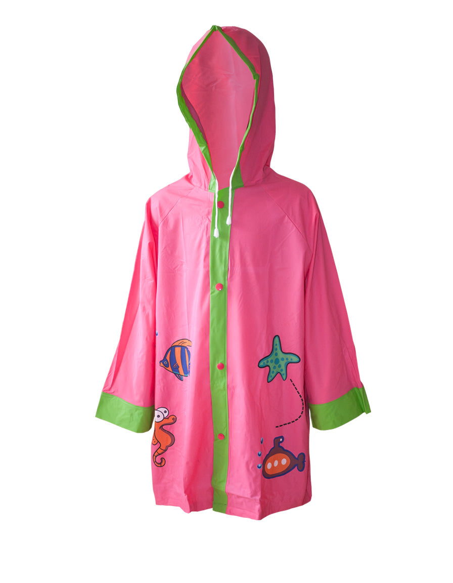 Children's Raincoat Ocean