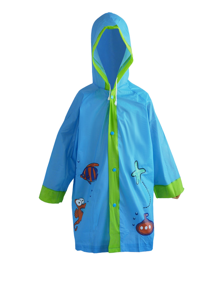 Children's Raincoat Ocean