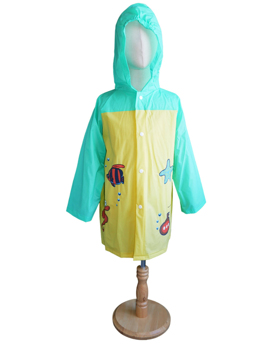 Children's Raincoat Ocean