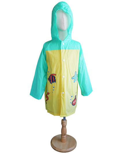 Ocean Kids Raincoat BLUE/PINK  RAINCOSKY