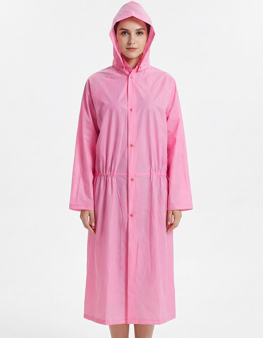 Woman's Raincoat elastic waist
