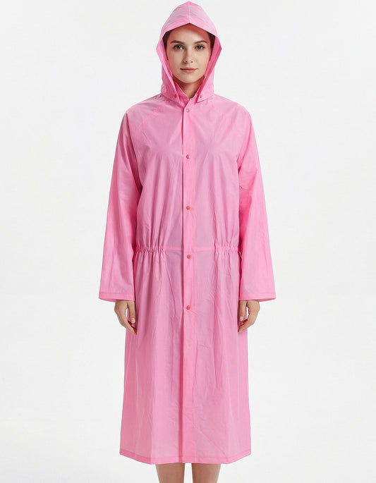 Woman's Raincoat elastic waist