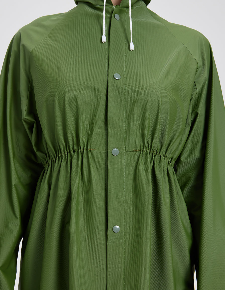 Woman's Raincoat elastic waist