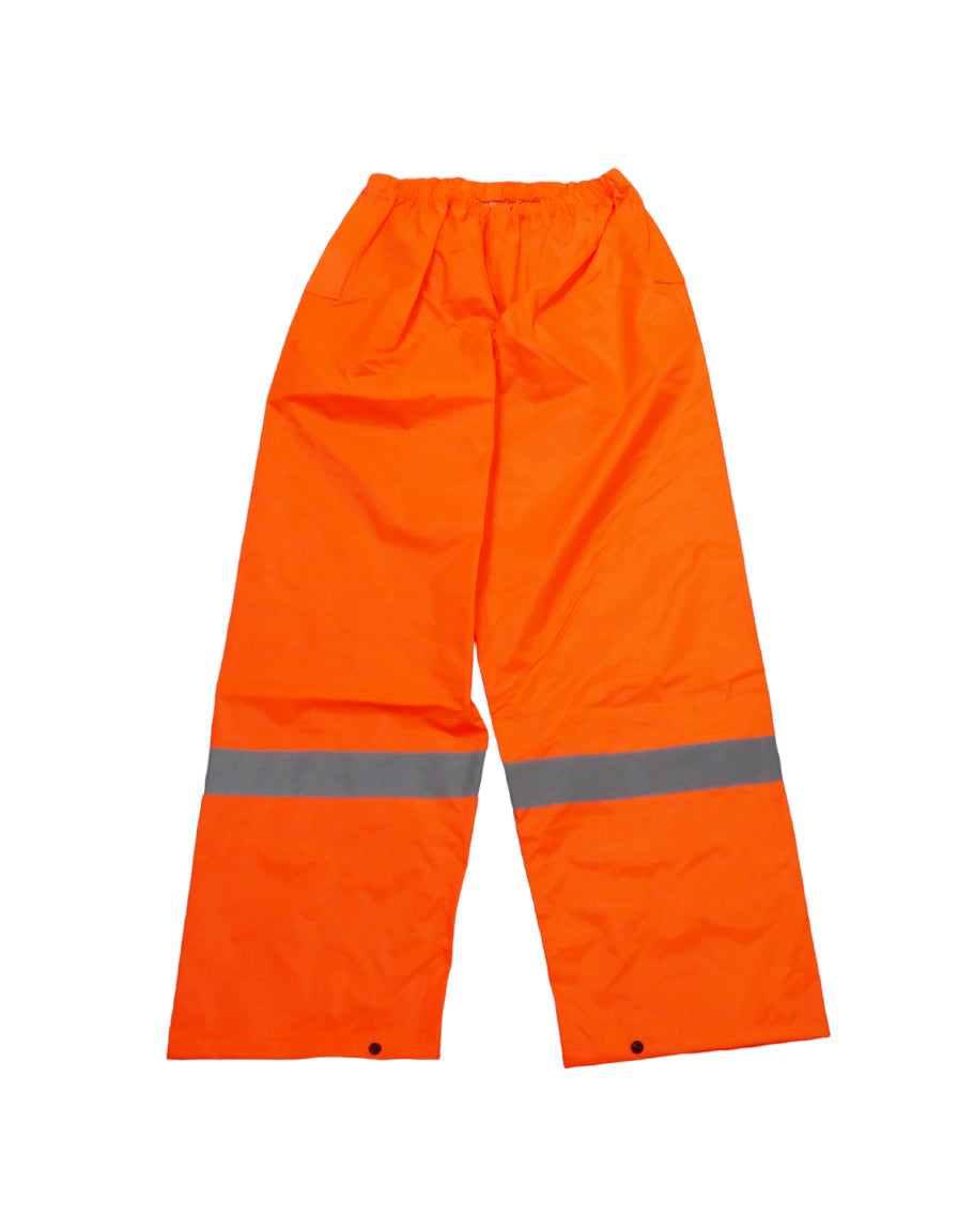 Rainsuit 190T Polyester with PVC coating orange