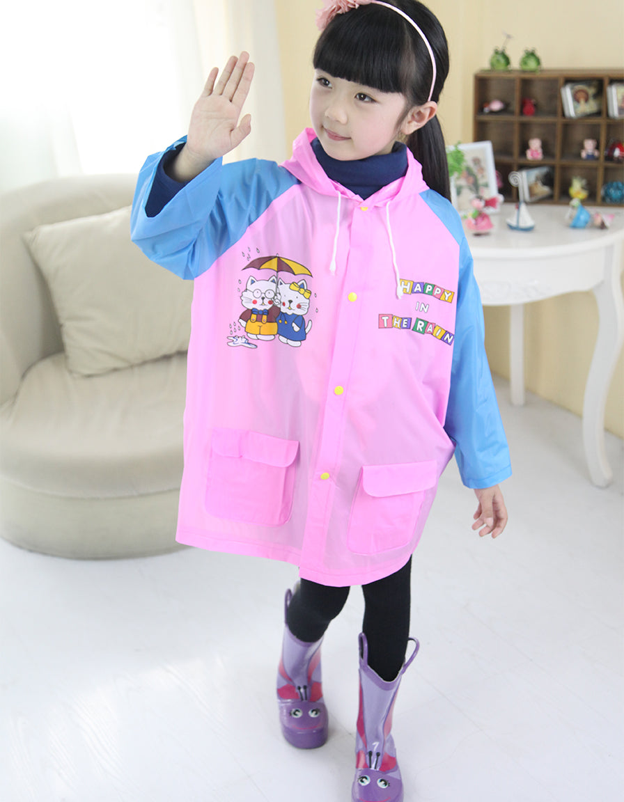 Girl's Raincoat kitty