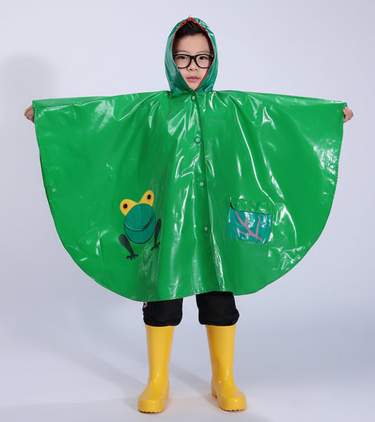 Children's rainponcho adybug&frog
