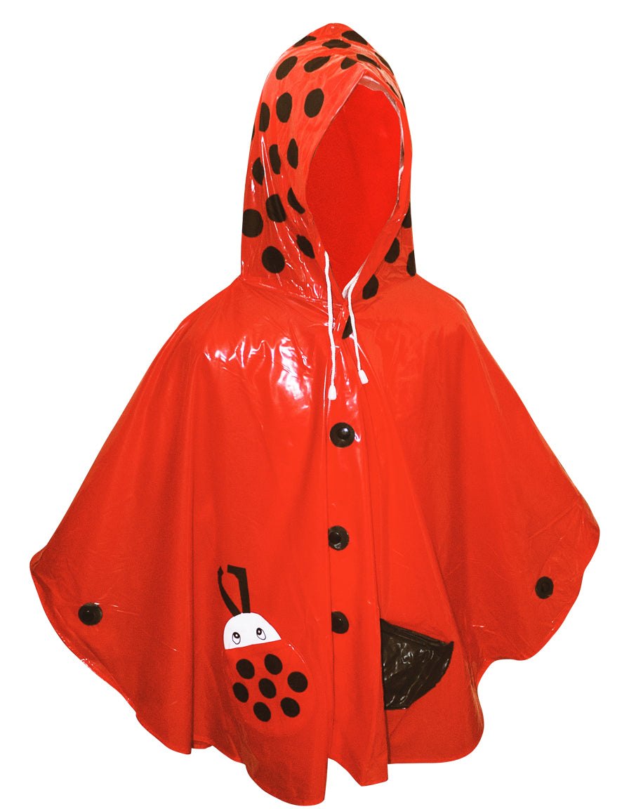 Children's rainponcho adybug&frog