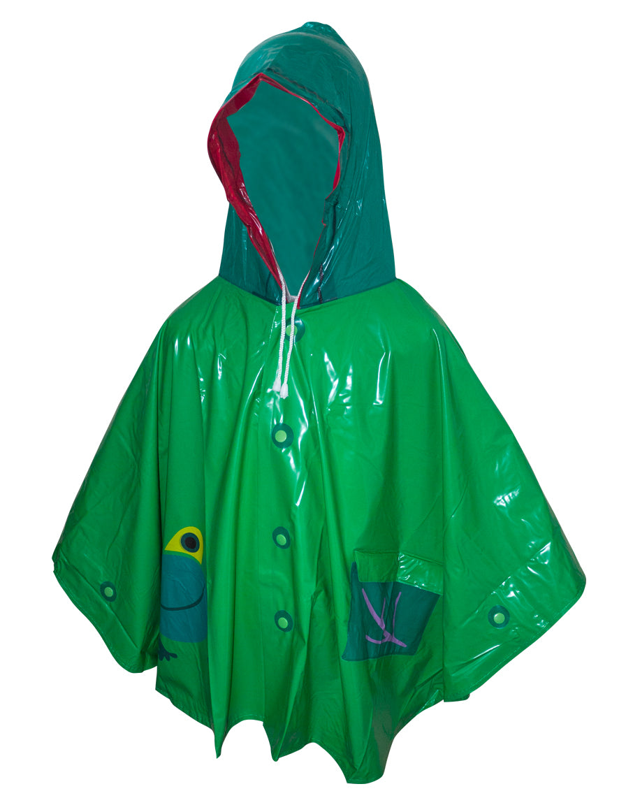 Children's rainponcho adybug&frog