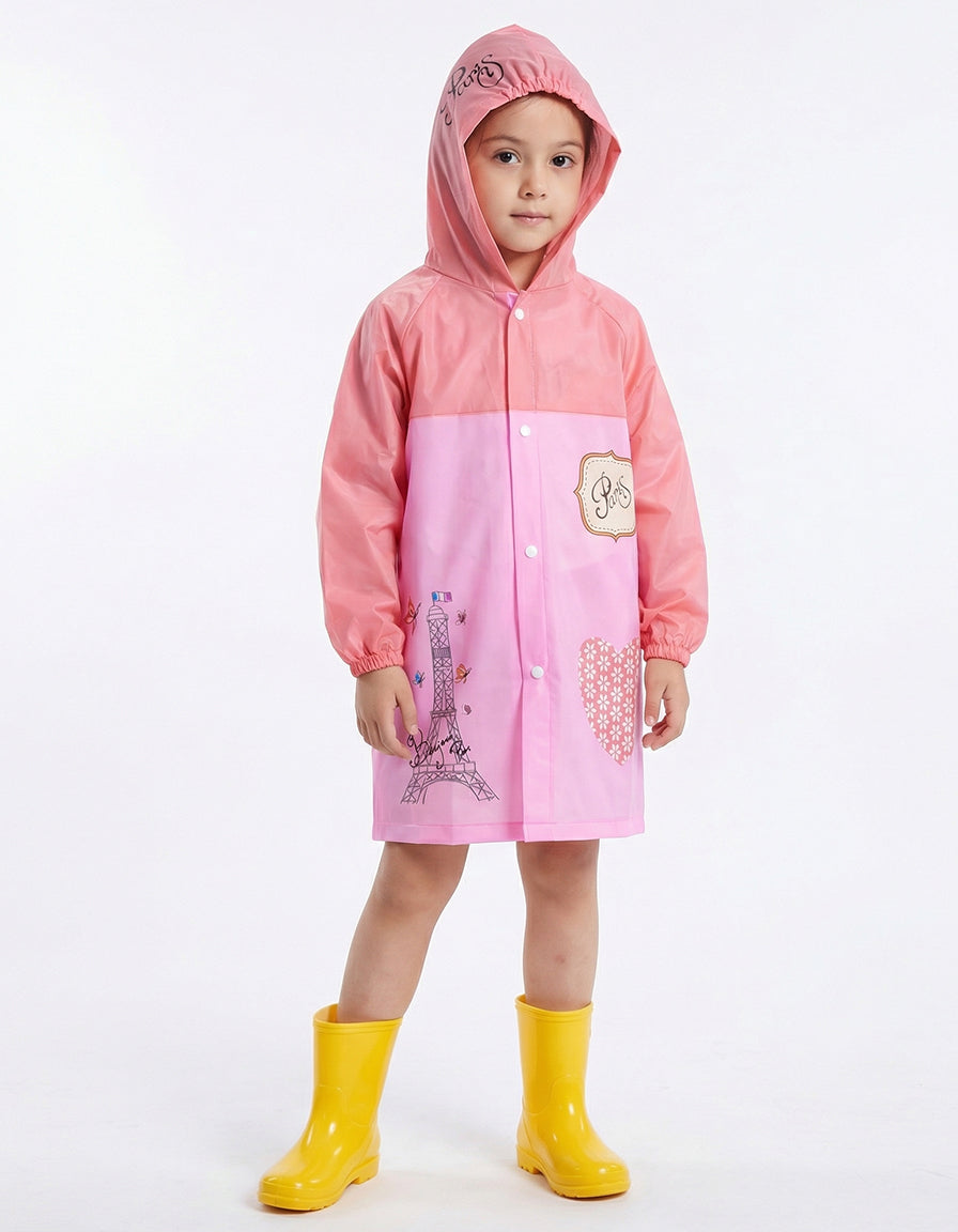 Children's Raincoat Paris city