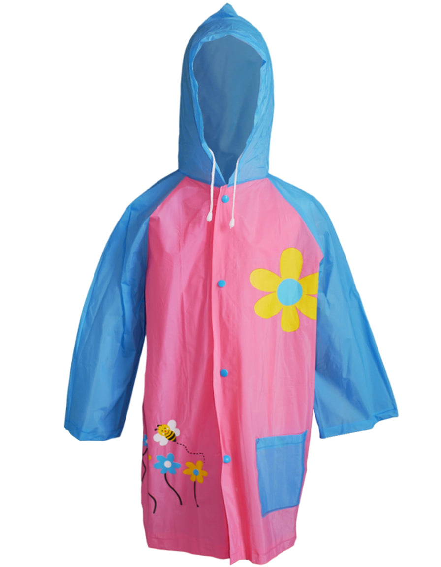 Kids Raincoat flowers